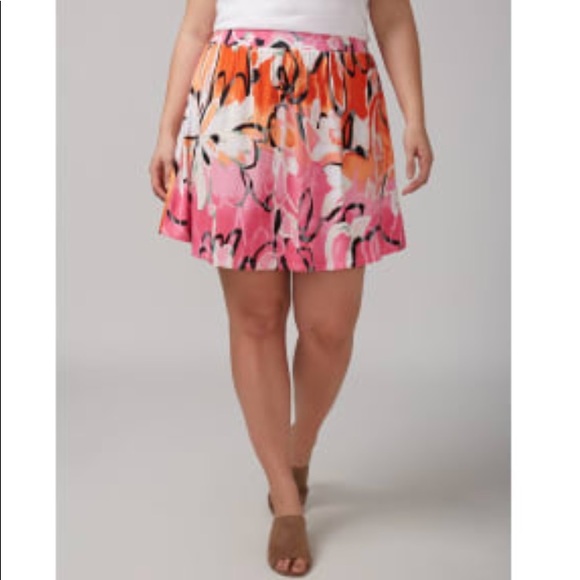 Lane Bryant Dresses & Skirts - BNWT Lane Bryant sz 26/28 Large Floral Knit Skirt